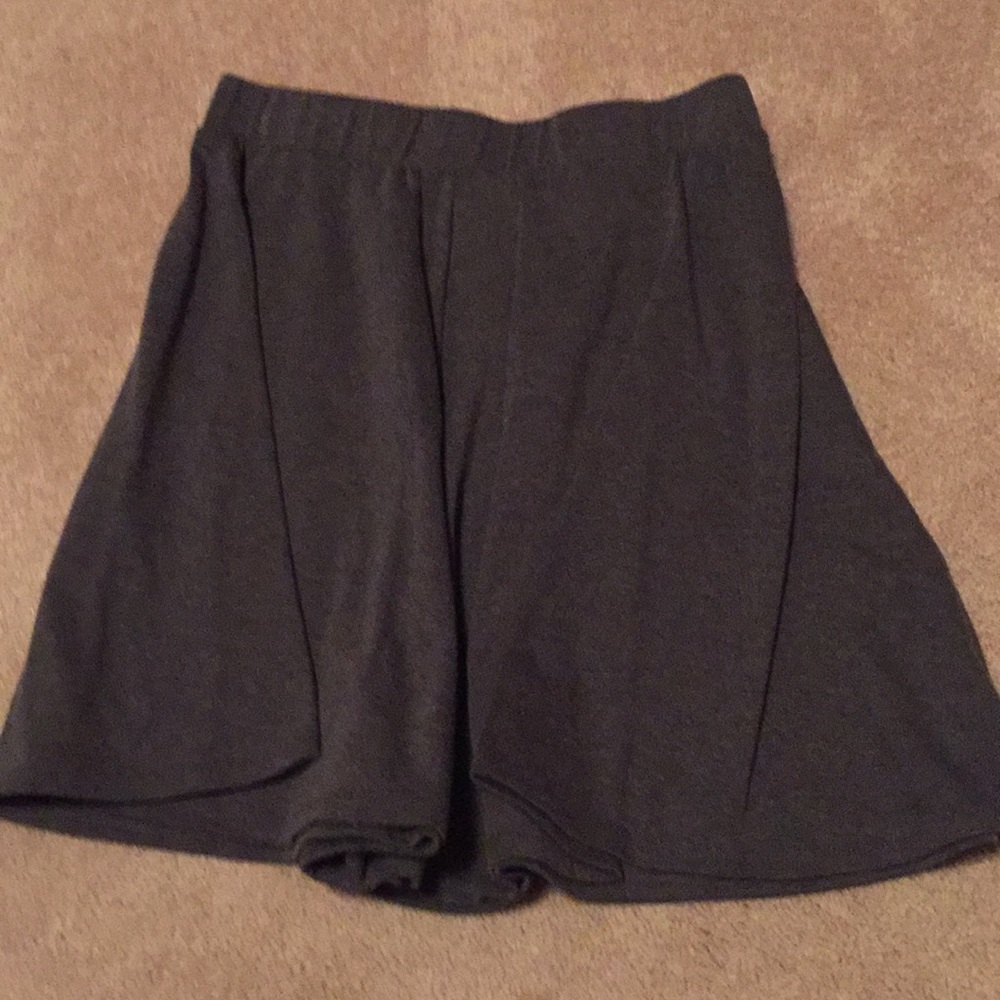 Soft Gray Flowy Skirt